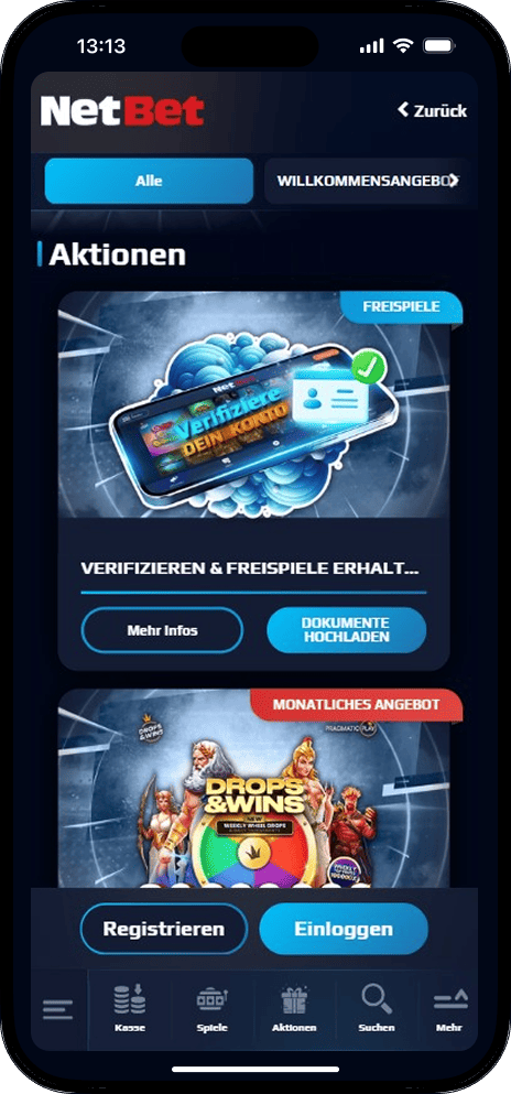NetBet Aktionen