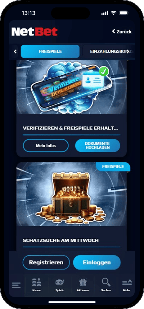 NetBet Freispiele