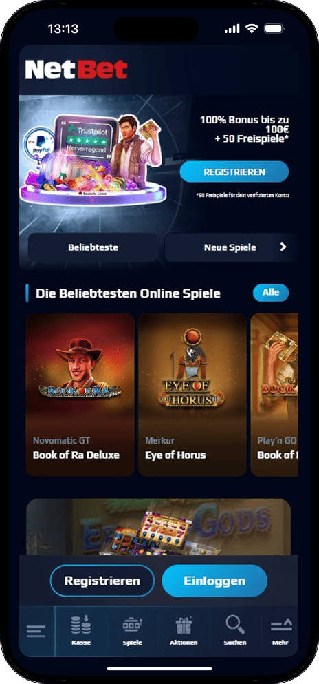 Startseite NetBet