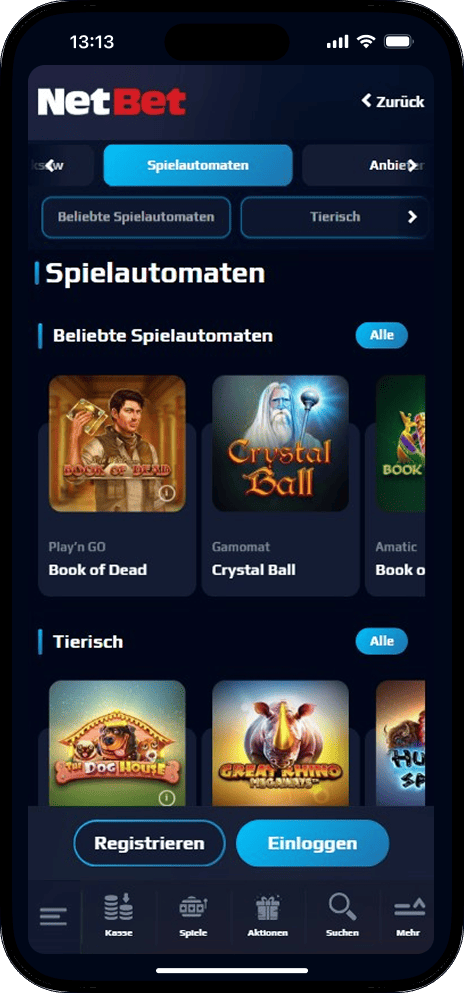 NetBet Spielautomaten